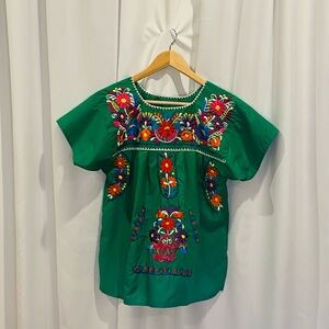 Vibrant Embroidered Top
